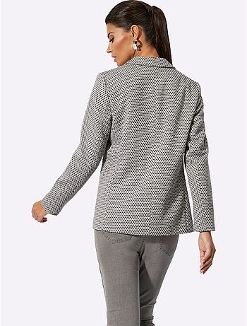 Blazer Jacquard Qualité Jacquard Bicolore - Taille Standard - helline