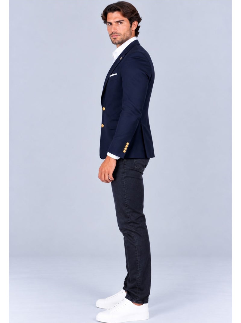 Blazer  kebello Bleu marine - Kiabi