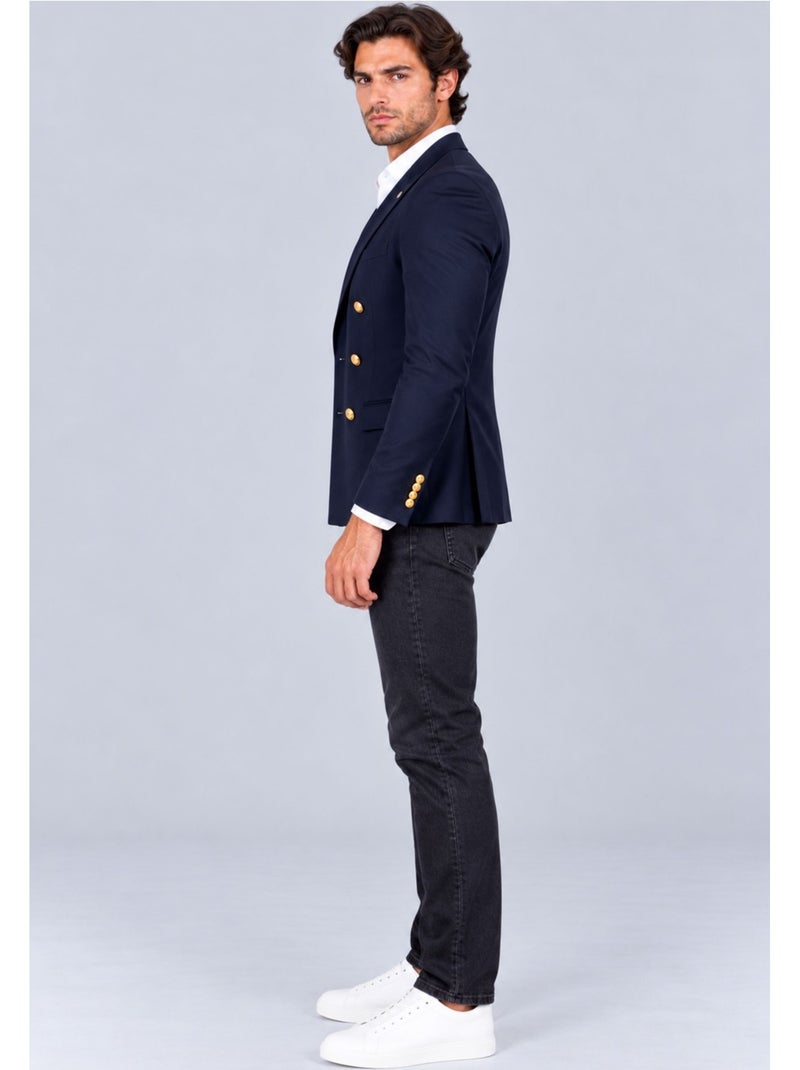 Blazer  kebello Bleu marine - Kiabi
