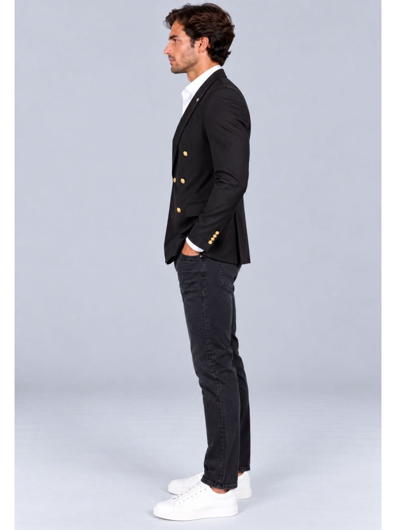 Blazer kebello Noir Noir - Kiabi