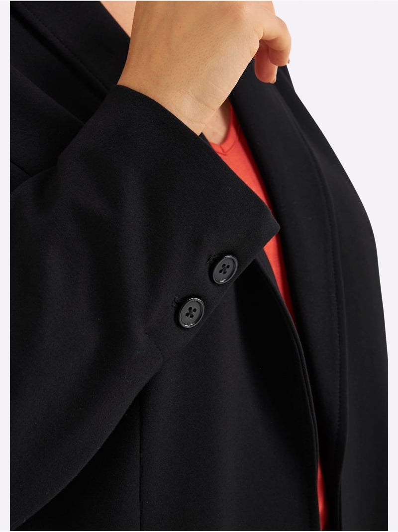 Blazer Léger - Taille Standard - Sheego Noir - Kiabi