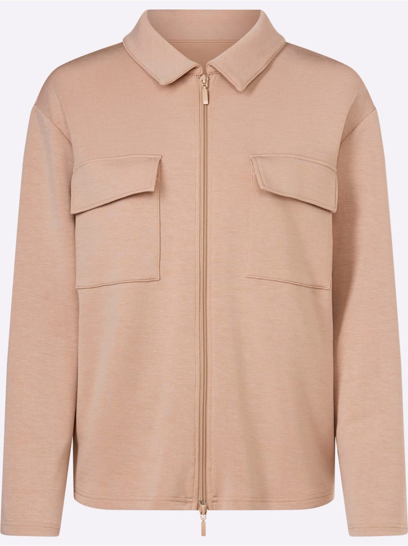 Blazer Léger Poches Poitrine Plaquées - Taille Standard - Helline Beige - Kiabi