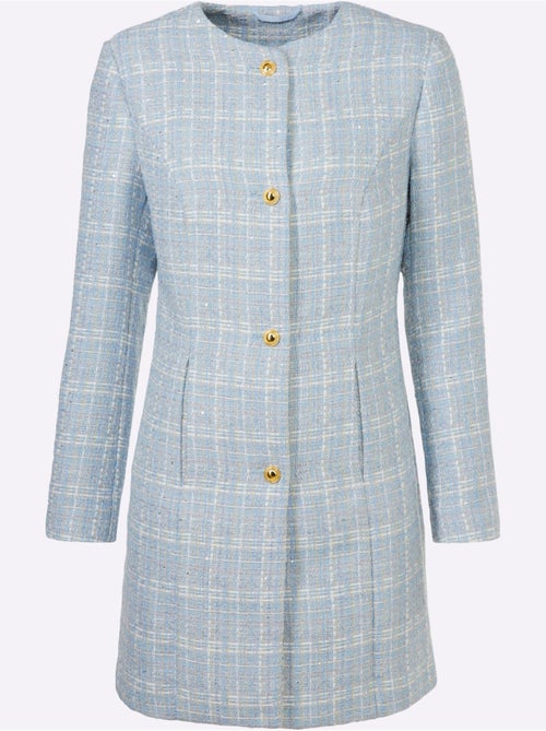 Blazer Long Boutons Fantaisie Dorés - Taille Standard - Witt - Kiabi