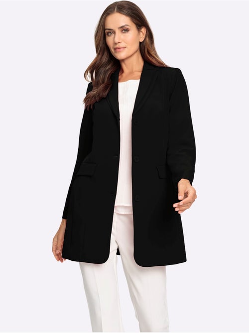 Blazer Long Col à Revers élégant - Taille Standard - Helline - Kiabi Blazer Long Col à Revers élégant - Taille Standard - Helline - Kiabi
