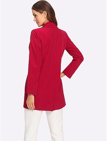 Blazer Long Col à Revers élégant - Taille Standard - Helline