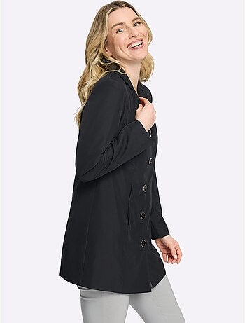 Blazer Long Doublure Imprimé Animal - Taille Standard - Moda Vilona