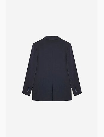 Blazer long oversize en crêpe dilvin