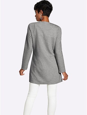 Blazer Long Qualité Jersey Extensible, Souple Et Confortable - Taille Standard - Helline