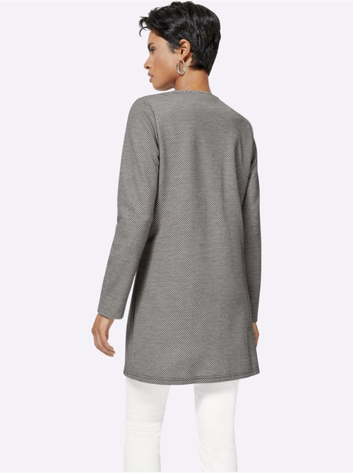 Blazer Long Qualité Jersey Extensible, Souple Et Confortable - Taille Standard - helline - Kiabi