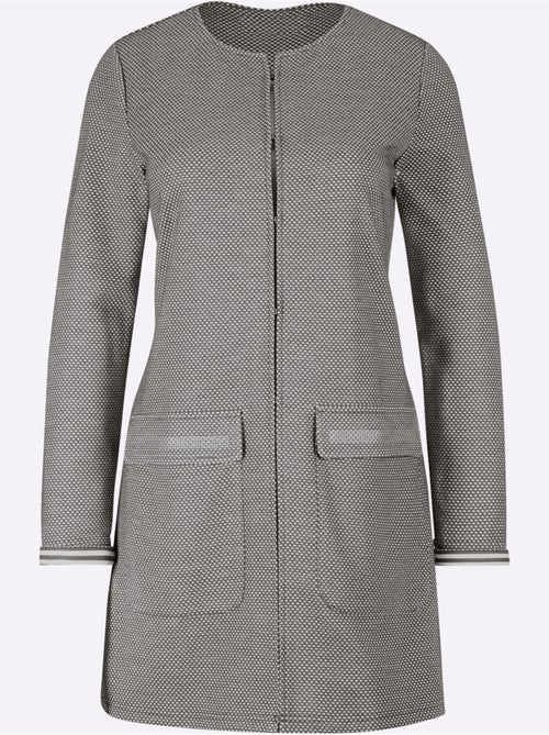 Blazer Long Qualité Jersey Extensible, Souple Et Confortable - Taille Standard - helline - Kiabi