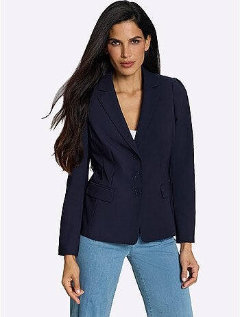 Blazer manches bouffantes discrètes - taille standard - helline