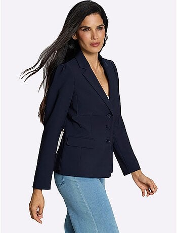 Blazer manches bouffantes discrètes - taille standard - helline