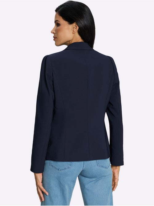 Blazer manches bouffantes discrètes - taille standard - helline - Kiabi Blazer manches bouffantes discrètes - taille standard - helline - Kiabi