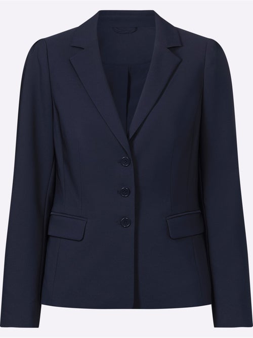 Blazer manches bouffantes discrètes - taille standard - helline - Kiabi Blazer manches bouffantes discrètes - taille standard - helline - Kiabi