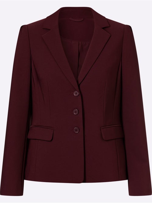 Blazer manches bouffantes discrètes - taille standard - helline - Kiabi Blazer manches bouffantes discrètes - taille standard - helline - Kiabi