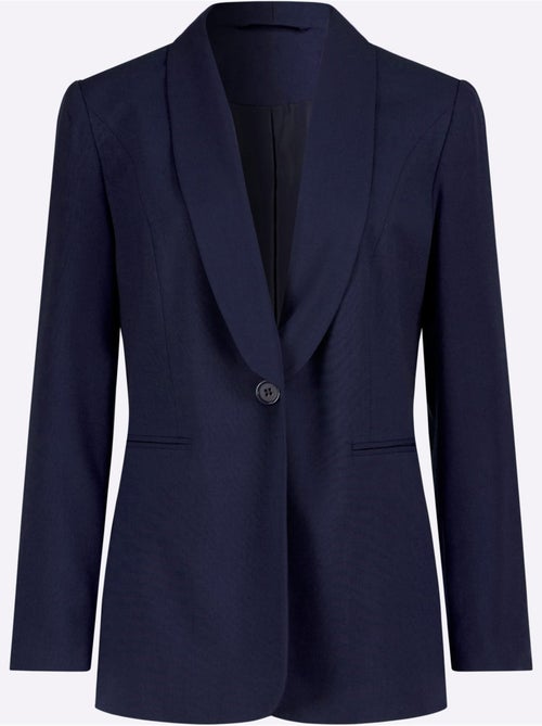 Blazer Mélange De Matières Facile D'entretien - Taille Standard - Witt - Kiabi