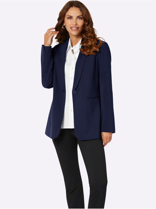 Blazer Mélange De Matières Facile D'entretien - Taille Standard - Witt - Kiabi
