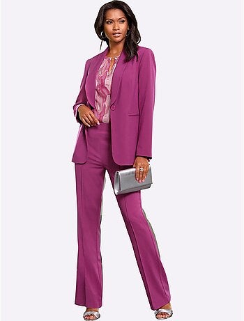 Blazer Mélange De Matières Facile D'entretien - Taille Standard - Witt