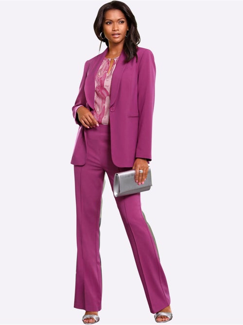 Blazer Mélange De Matières Facile D'entretien - Taille Standard - Witt - Kiabi Blazer Mélange De Matières Facile D'entretien - Taille Standard - Witt - Kiabi