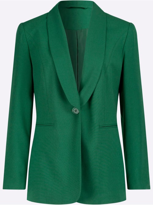 Blazer Mélange De Matières Facile D'entretien - Taille Standard - Witt - Kiabi