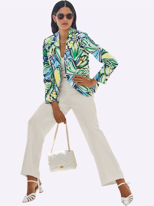 Blazer Motif Imprimé Exclusif - Taille Standard - helline - Kiabi