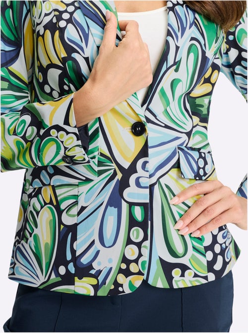 Blazer Motif Imprimé Exclusif - Taille Standard - helline - Kiabi