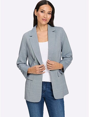 Blazer Motif Structuré Tendance - Taille Standard - Helline