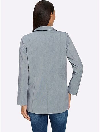 Blazer Motif Structuré Tendance - Taille Standard - Helline