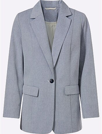 Blazer Motif Structuré Tendance - Taille Standard - Helline