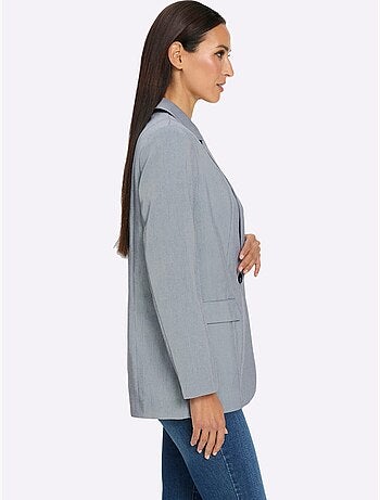 Blazer Motif Structuré Tendance - Taille Standard - Helline
