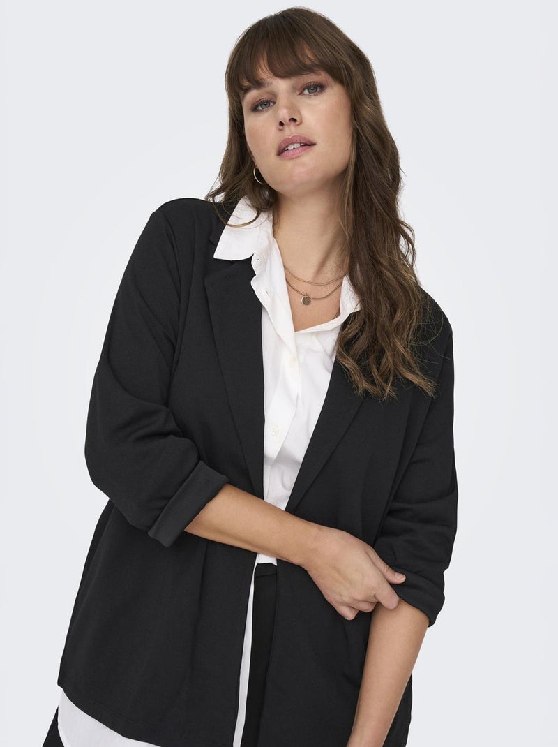 Blazer 'Only carmakoma' Noir - Kiabi