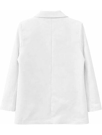 Blazer oversize à manches longues avec détails patch mixray