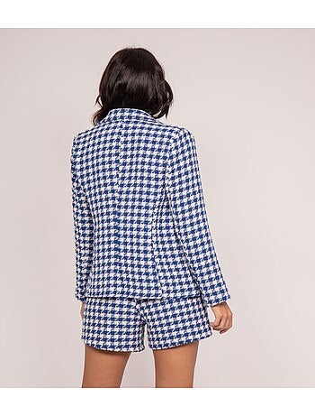 Blazer pied-de-poule URIELLE