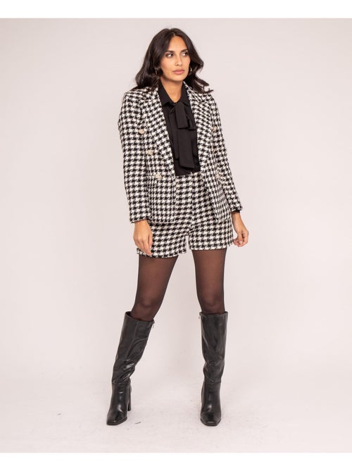 Blazer pied-de-poule URIELLE - Kiabi