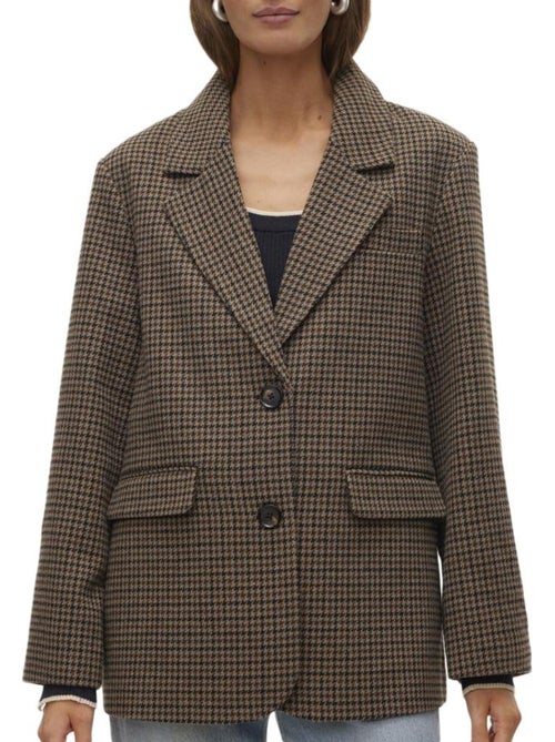 Blazer Pied poule Femme Vero Moda - Kiabi