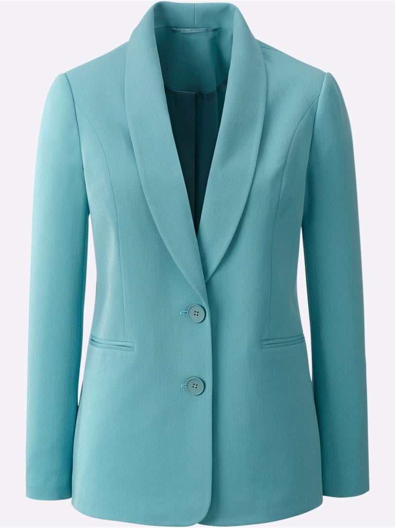 Blazer Polyester Recyclé - Taille Standard - Witt Bleu encre - Kiabi