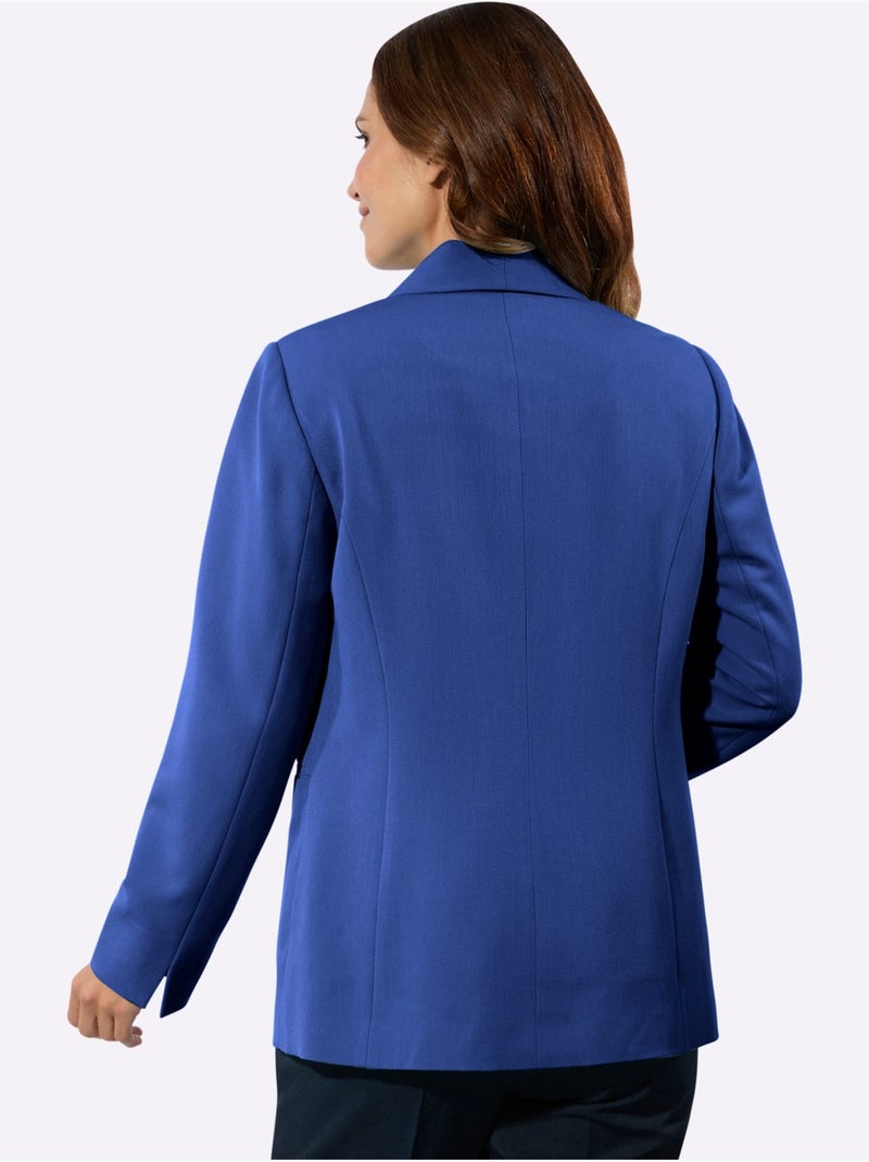 Blazer Polyester Recyclé - Taille Standard - Witt Bleu roi - Kiabi