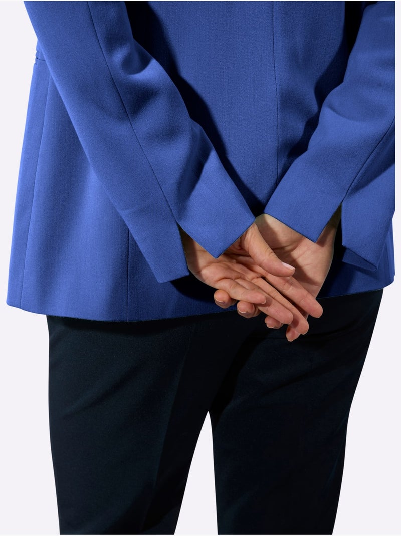 Blazer Polyester Recyclé - Taille Standard - Witt Bleu roi - Kiabi