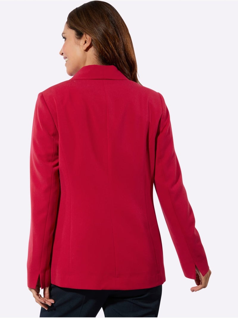 Blazer Polyester Recyclé - Taille Standard - Witt Rouge - Kiabi