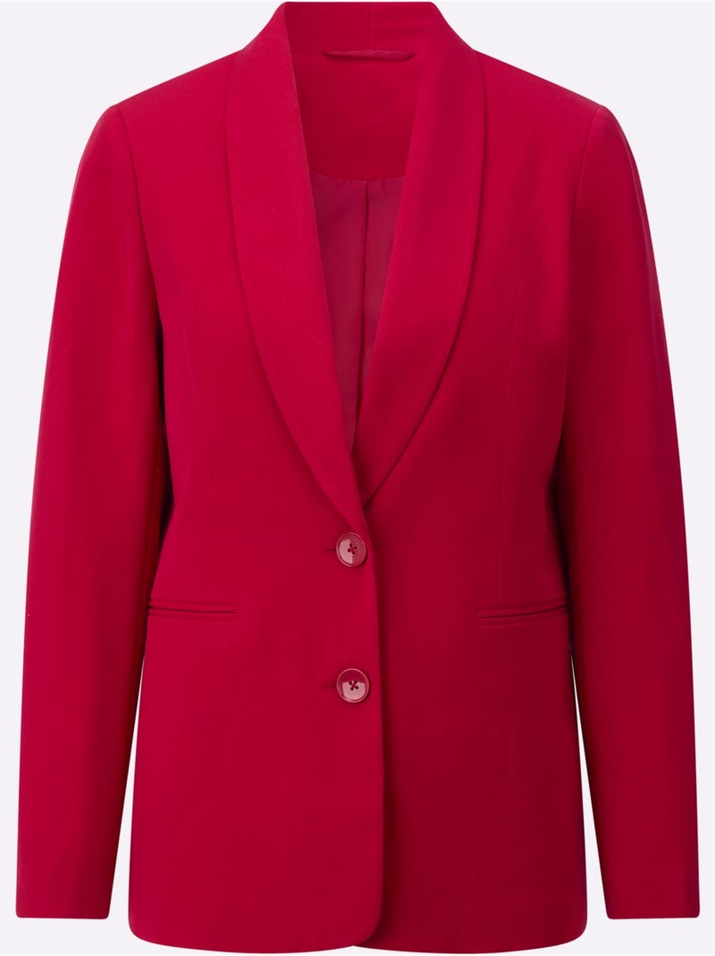 Blazer Polyester Recyclé - Taille Standard - Witt Rouge - Kiabi