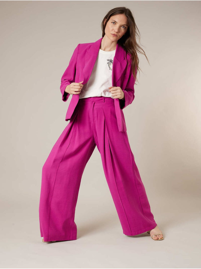 Blazer pour femme esprit tailleur 'Deeluxe' Rose - Kiabi