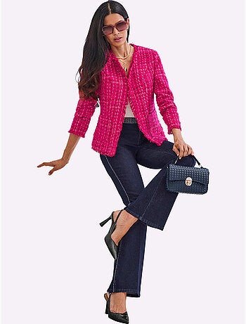 Blazer Qualité Bouclé Douce - Taille Standard - Helline