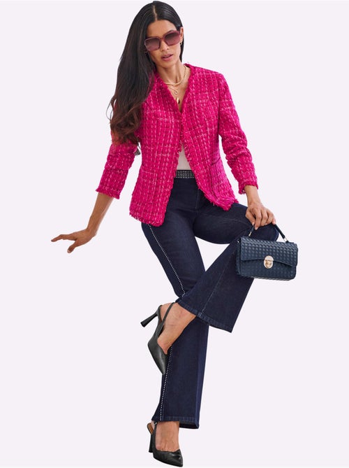 Blazer Qualité Bouclé Douce - Taille Standard - Helline - Kiabi Blazer Qualité Bouclé Douce - Taille Standard - Helline - Kiabi