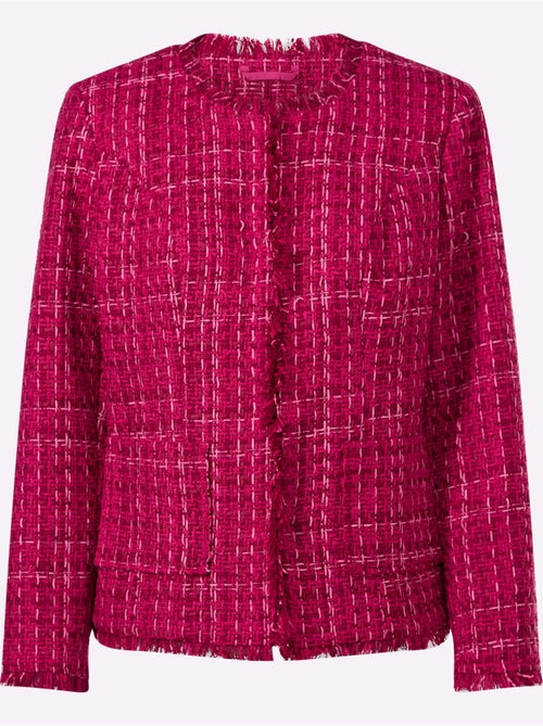 Blazer Qualité Bouclé Douce - Taille Standard - Helline - Kiabi Blazer Qualité Bouclé Douce - Taille Standard - Helline - Kiabi
