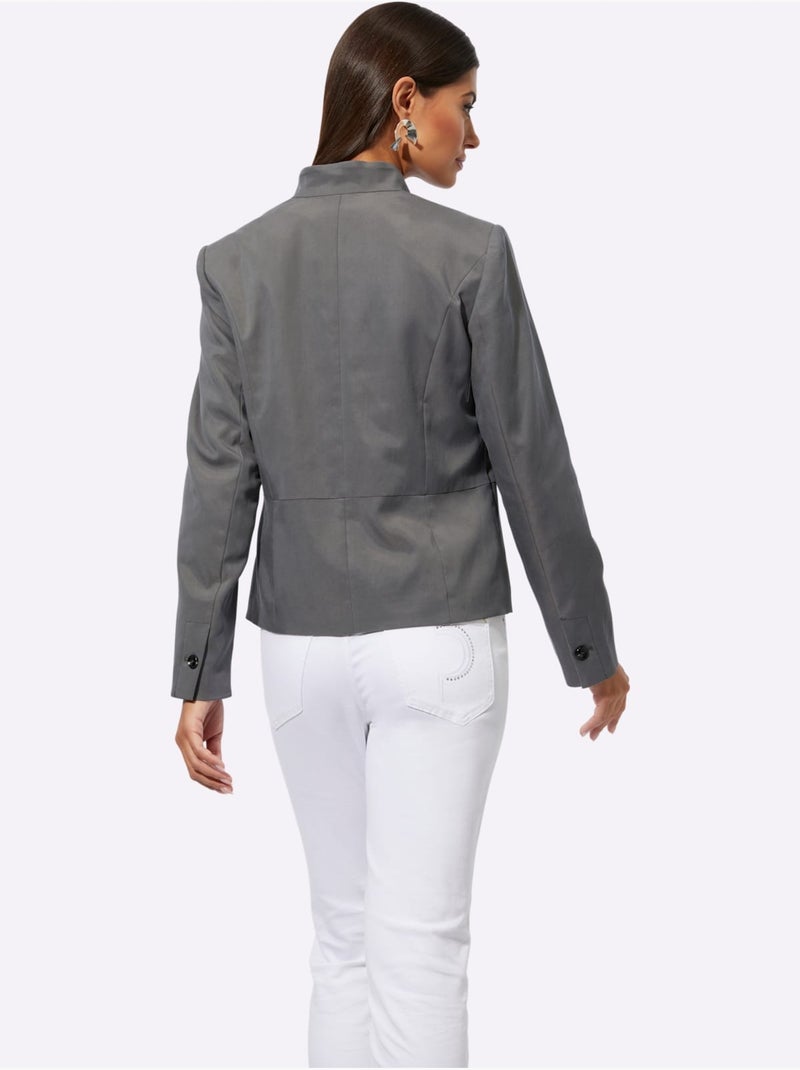 Blazer Qualité Infroissable - Taille Standard - Helline gris anthracite - Kiabi