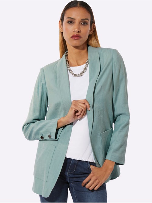 Blazer Qualité Structurée Facile D'entretien - Taille Standard - Helline - Kiabi Blazer Qualité Structurée Facile D'entretien - Taille Standard - Helline - Kiabi