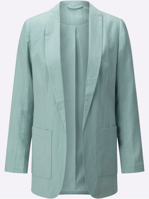 Blazer Qualité Structurée Facile D'entretien - Taille Standard - Helline - Kiabi Blazer Qualité Structurée Facile D'entretien - Taille Standard - Helline - Kiabi