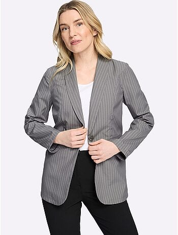 Blazer Qualité Tissée - Taille Standard - Moda Vilona