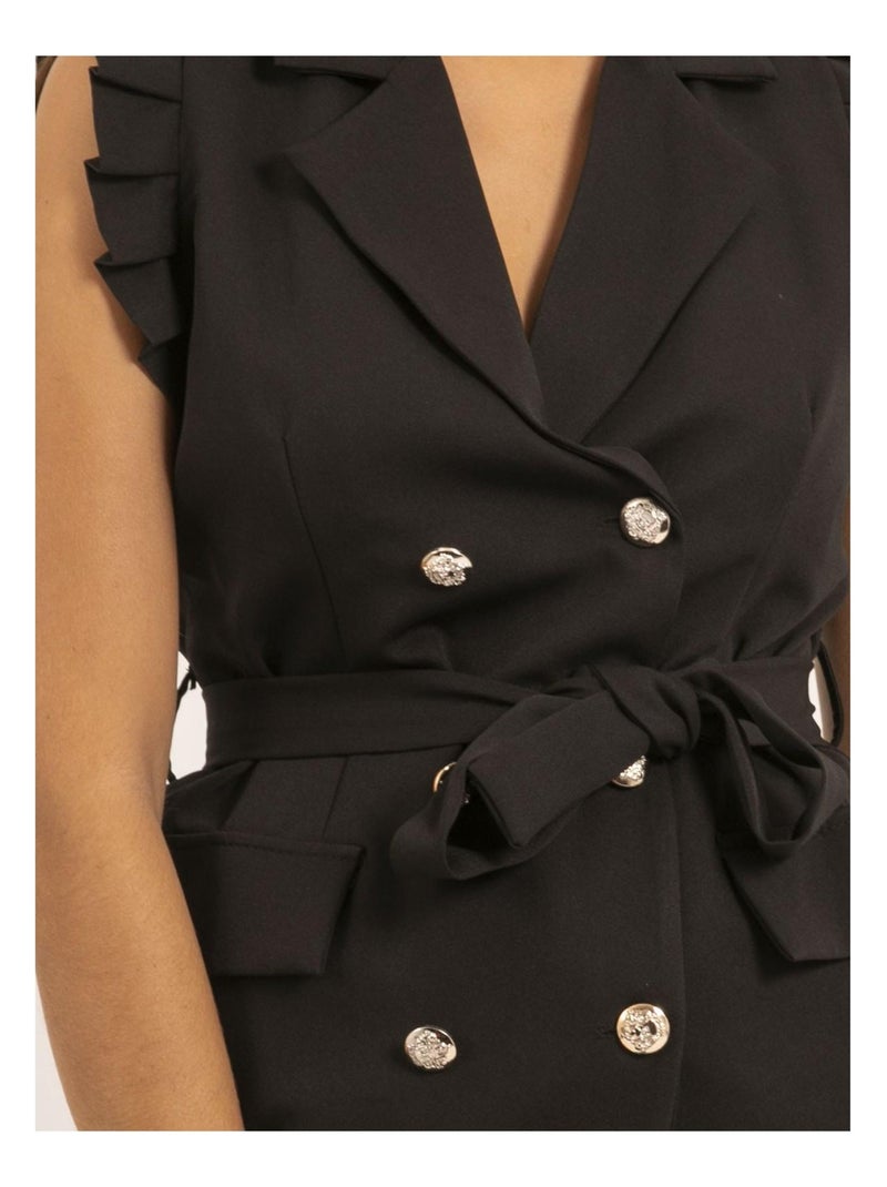 Blazer sans manches UCHENA Noir - Kiabi