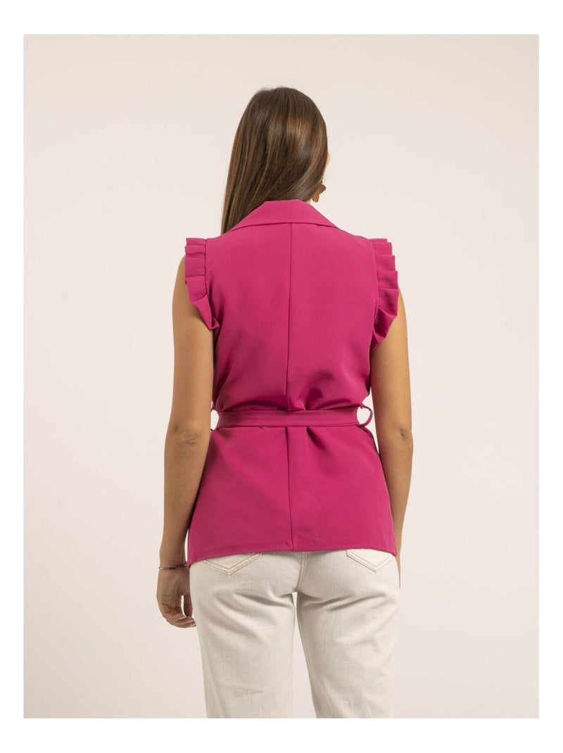 Blazer sans manches UCHENA Rose - Kiabi
